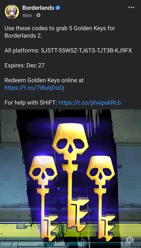 bl2 golden keys  You may be familiar with Borderlands 3 Golden Keys, which you can score by redeeming Borderlands 3 SHiFT codes and by keeping up with all things Borderlands on social media